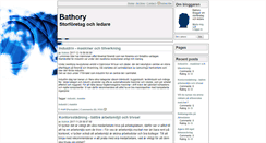 Desktop Screenshot of bathory.se